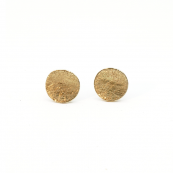 Ohrstecker eismatt, rund 8mmø